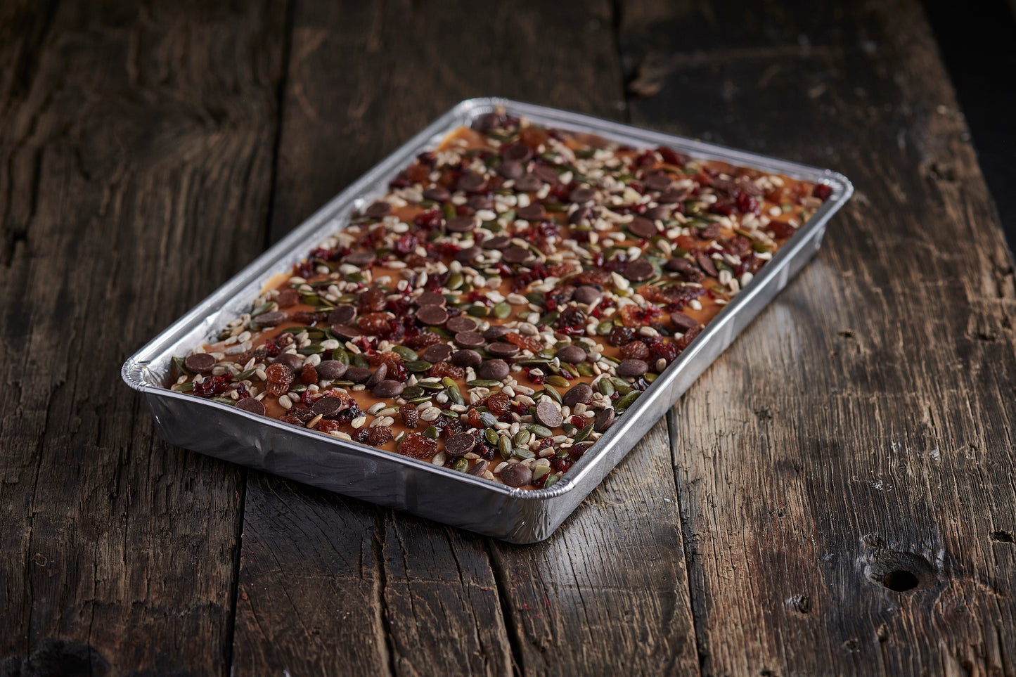 Vegan & Gluten Free Seed, Berry Caramel Flapjack