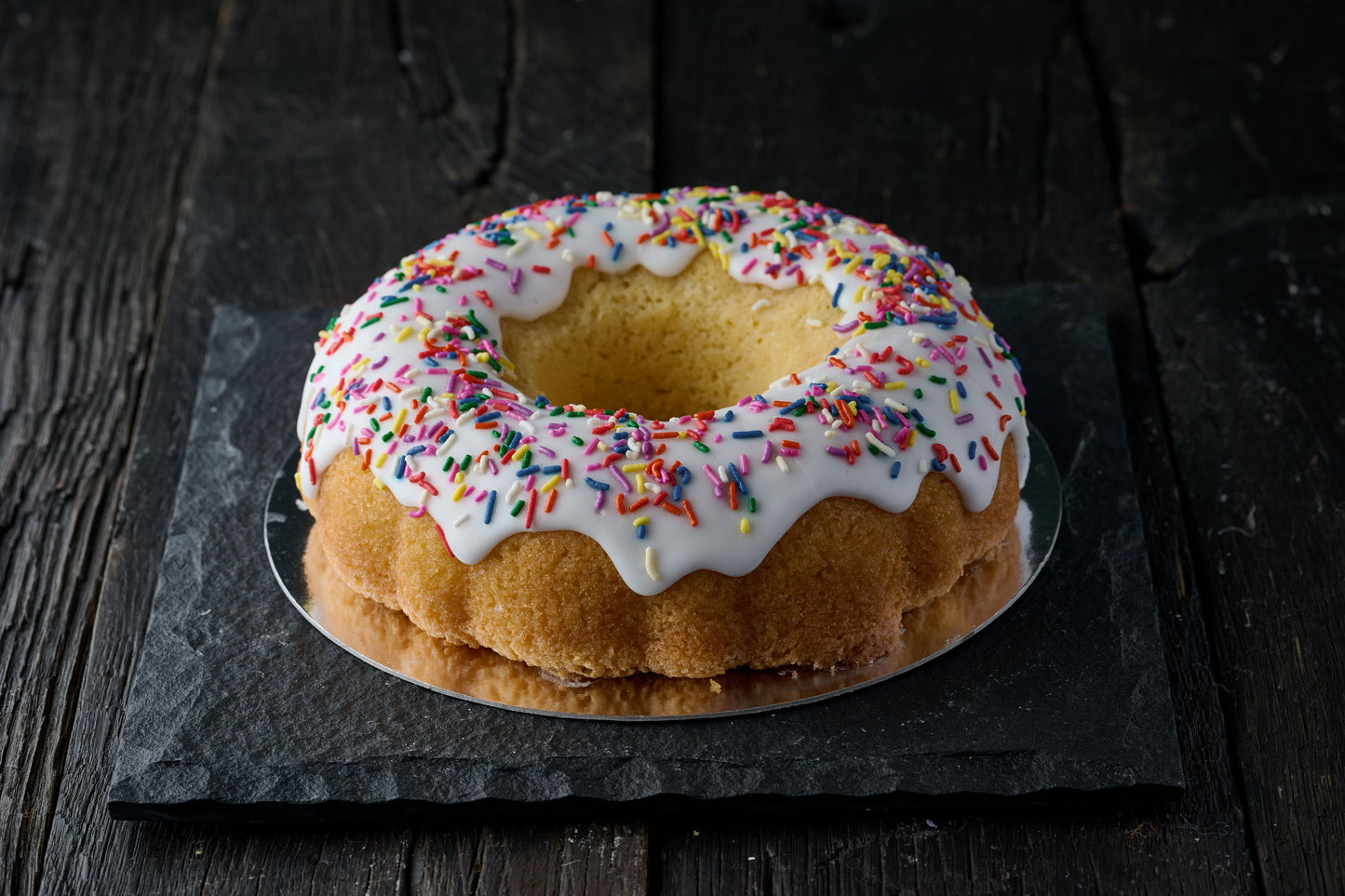 Old School Sprinkles Bundt (Gluten Free)