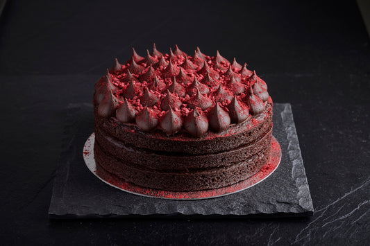 Vegan Chocolate Raspberry Cake