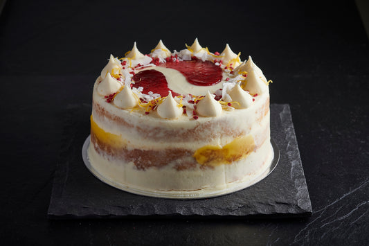 Raspberry, Coconut & Lemon Cake