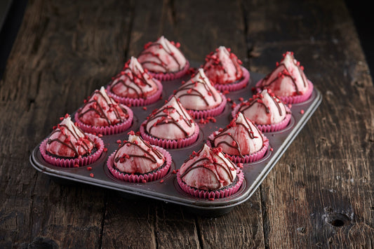 Chocolate & Raspberry Cupcakes