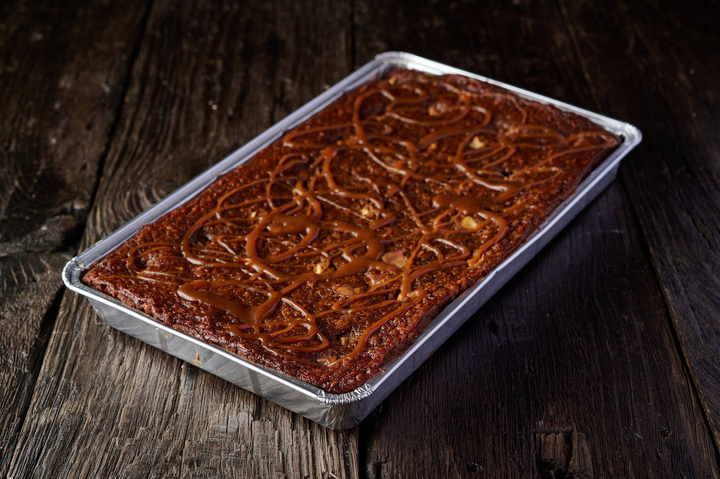 Chunky Salted Caramel Apple Parkin