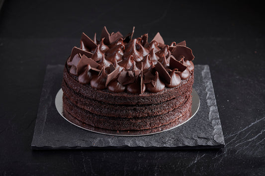 Dark Chocolate Ganache Cake