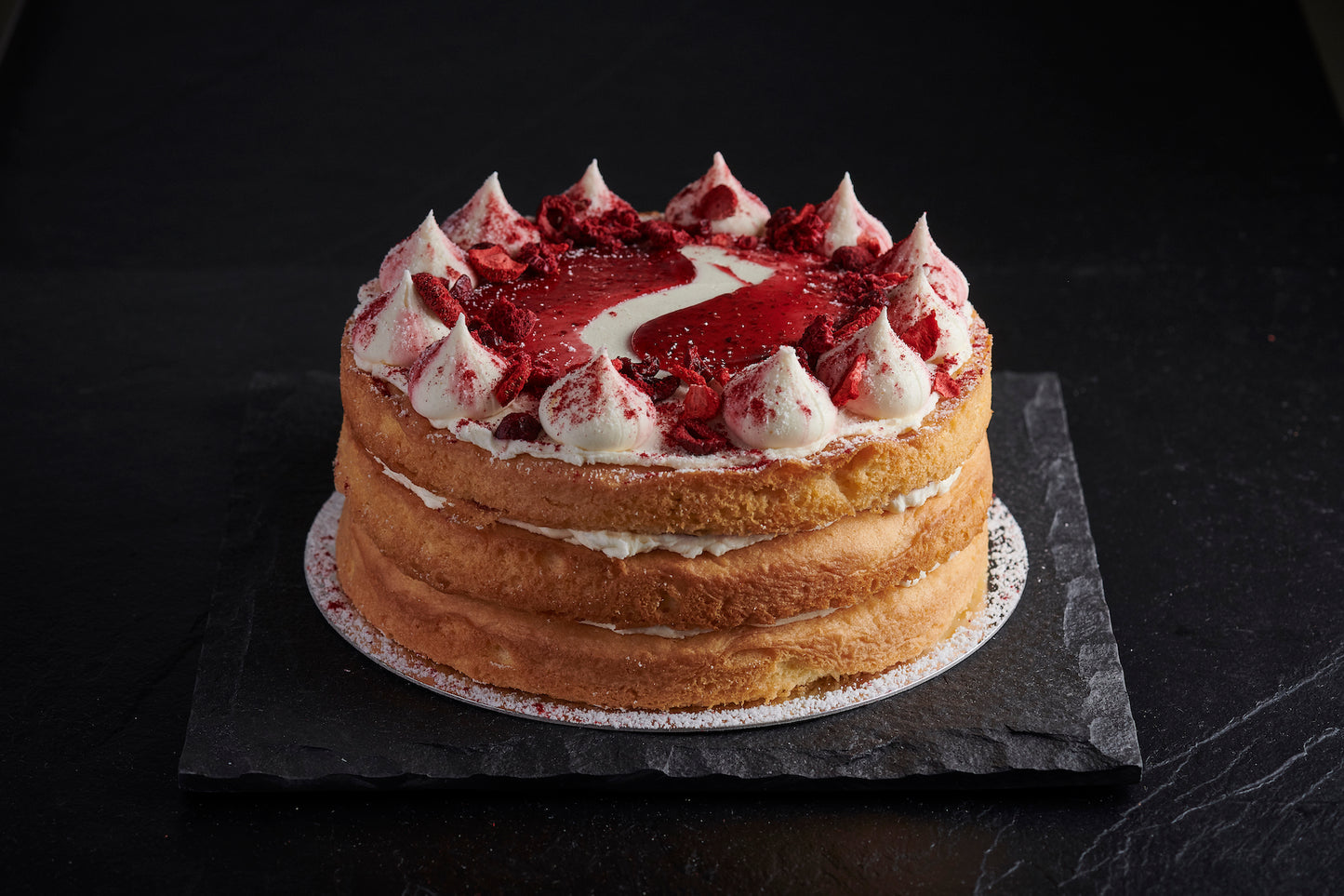 Red Berry Victoria Cake