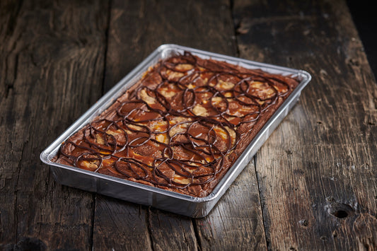 Salted Caramel Peanut Butter Brownie