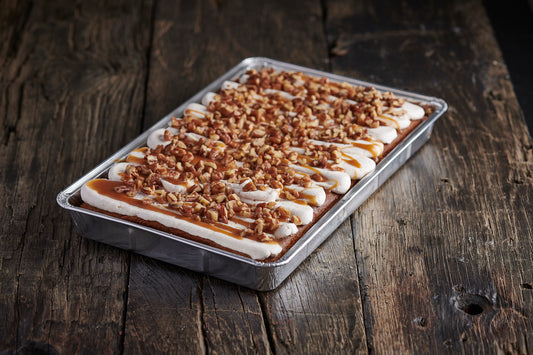 Vegan & Gluten Free Toffee, Banana & Pecan Traycake