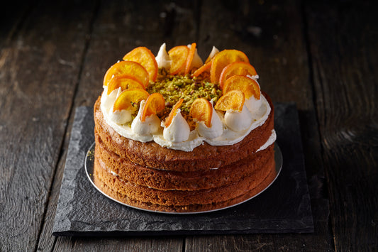 Carrot, Pistachio & Orange Cake