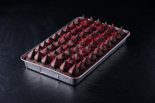 Vegan Chocolate Raspberry Traycake