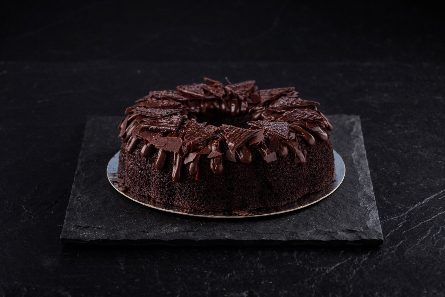 Dark Chocolate Ganache Bundt