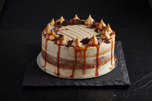 Naked Chocolate Salted Caramel Cake