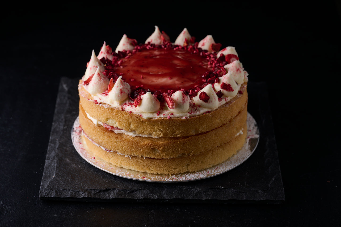 Red Berry Victoria Cake